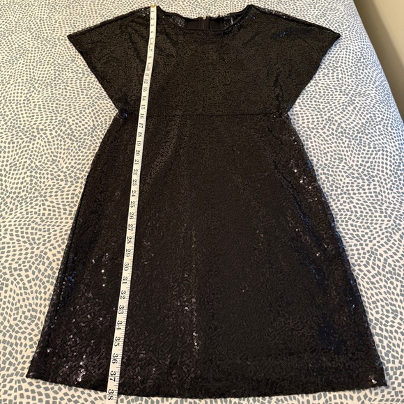 DKNY | Black Sequined Sheath Dress - Picture 8 of 9